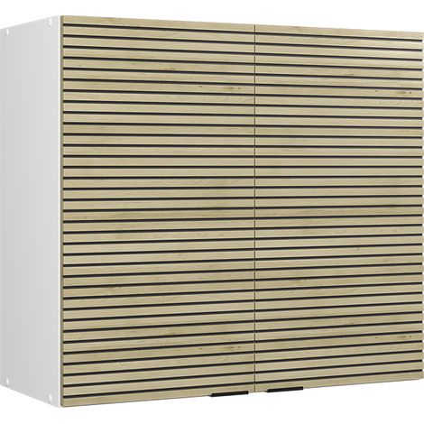 Armoire en verre Fame-Line, Panneau en chêne, 80cm, Vicco (1/5)