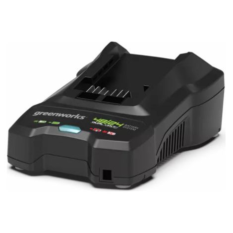 Cargador rápido de doble tensión DVT 24V y 48V GREENWORKS - G4824C4