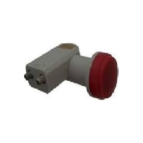 LNB Twin 0,1dB , Compatible FULL HD 4K TNTSATCanal+ Astra et FRANSAT , LNB HIGH GAIN 70 dB  REDLINE