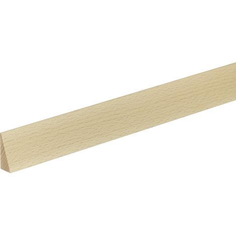 FN Neuhofer Dreikantleiste 95 cm 35 x 15 mm Buche Flachleiste (1/3)