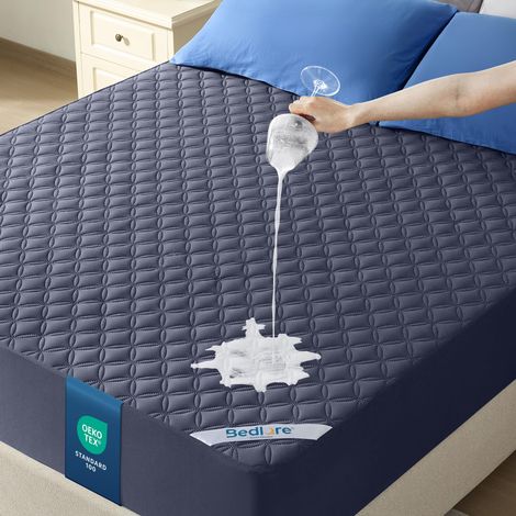 Protège Matelas 135x190 cm Imperméable (1/5)