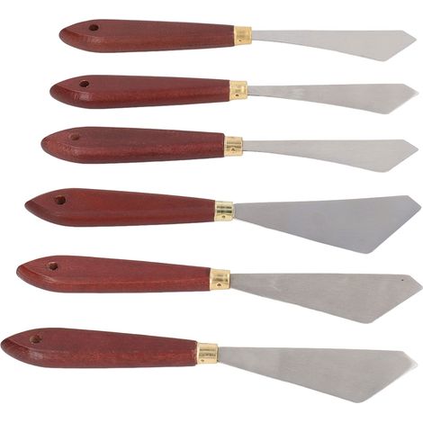 couteau à palette, spatule pour peinture à l'huile, couteau à peindre, couteau à palette pour peinture acrylique, couteau à texturer, couteau à palette pour peinture à l'huile (1/5)