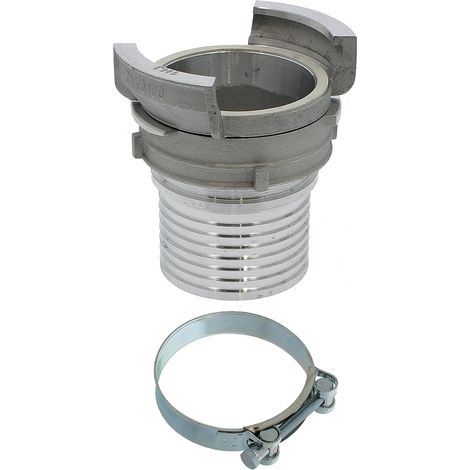Symmetrisches Guilemin-Rohrstück, DN 100 x 100 mm, mit Klemmbügel
