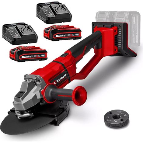 Einhell Professional Twin 18v 36v 230mm 9"" Angle Grinder AXXIO - 2x4ah PLUS Bat (1/4)