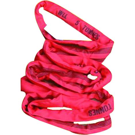 élingue Tubulaire Rouge 5t Levage Sécurisé 5 Tonnes - Générique