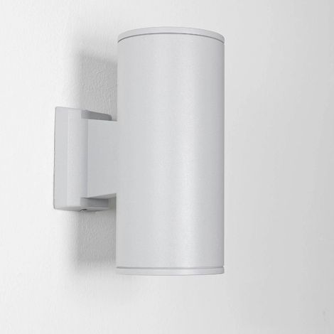 Außenlampe Wand Ø 10,7 cm E27 IP44 Haus Garten Aluminium Modern Wandlampe außen