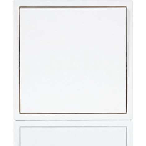 Interrupteur mural 1 poste simple allumage blanc série Z en PC 80x80 mm encastré 220-250V – 12,8 × 8,3 × 9,5 cm – Livraison gratuite (1/4)