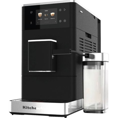 KitchenAid KF4 Kaffeevollautomat, Farbe: Mattschwarz
