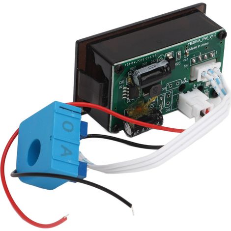 Hall-DC-Digital-Amperemeter/Voltmeter mit LED-Doppelanzeige für 4-30V-Spannung