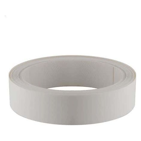 Nordlinger – Bande de chant thermocollante blanc 23mm x 5ml – Pour panneaux et tablettes – Collage à chaud avec fer à repasser – Ajustable à l'épaisseur