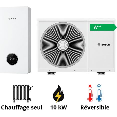 Pompe à chaleur Bosch Compress 3800i AW 10 kW R290 + unité intérieure AWEi (1/5)
