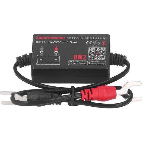 Batteriemonitor BT 4.0 Mobile App Überwachungsgerät für 12V Autobatterien 6-20V Eingang
