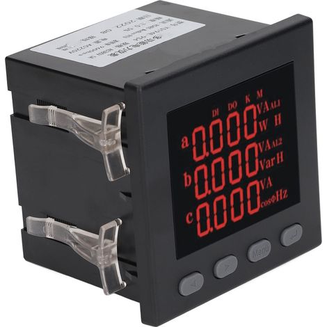 3-Phasen-Digitalamperemeter, intelligentes Multifunktions-Energiemessgerät, Leistungsprüfer, AC220V (1/5)
