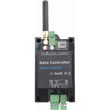 Télécommande de portail électrique 4G GSM avec relais unique pour commande par téléphone mobile (850/900 MHz). (1/5)