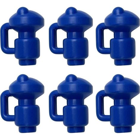 6 Pièces De Diamètre pour Clôture Trampoline, Supports De Filet De Sécurité pour Trampoline, Accessoires Trampoline, Convient Aux Poteaux De 2,5 À 2,8 Cm De Diamètre