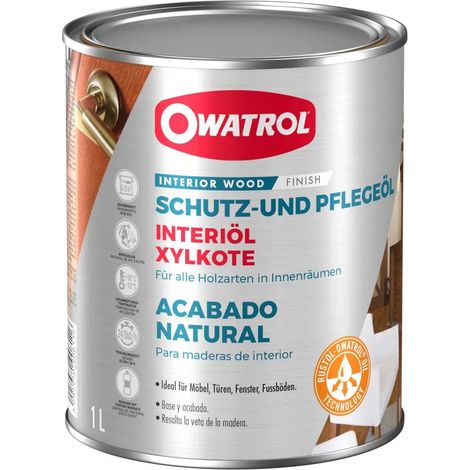 olio trattamento legno owatrol interi oil protezione uv finitura satinata