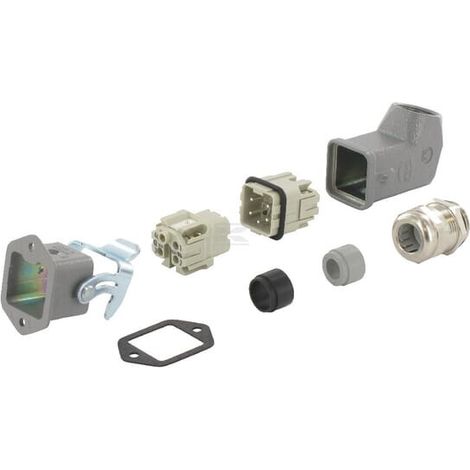 Comp. set conec. aco. inst. 4P HARTING HANKIT4AWSM (1/3)