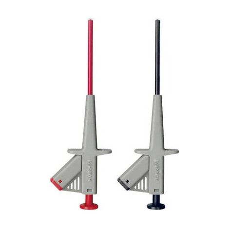Beha Amprobe 370010 Jeu de pinces crocodiles de sécurité femelle 4 mm CAT III 1000 V noir, rouge (1/2)