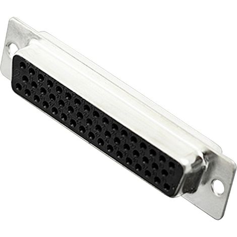 encitech DB50-SS 2101-0180-15 D-SUB Buchsenleiste 180 ° Polzahl: 50 Lötkelch 1 St. Tray