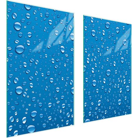PLACA PROTECTORA DE VIDRIO PARA ESTUFA 75x52 GOTAS (1/5)