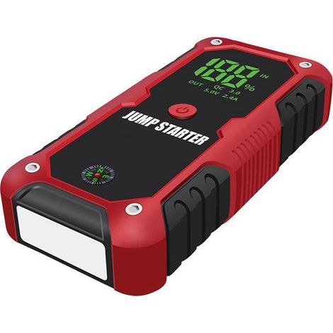 Tragbare, multifunktionale Powerbank für Autobatterie-Backup, Starthilfe, Notstromversorgung und Fahrzeugbatterie-Notfallversorgung im Freien (1/4)