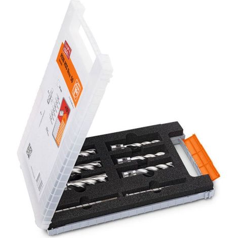 Fein  Set  de  accesorios  HSS  NOVA  25  W  Best  of  broca  anular  3/4  in  Weldon  -  63134999061 (1/2)