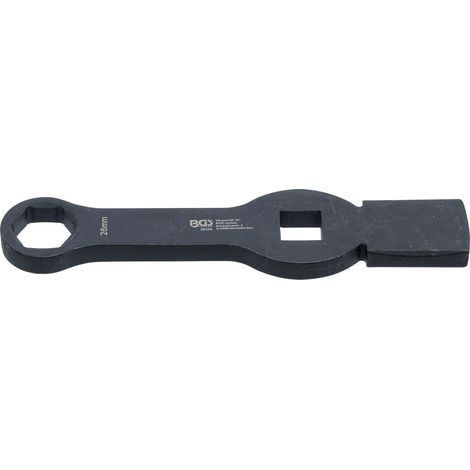 Llave estrella de impacto hexagonal con 2 caras de golpe 26 mm (1/2)