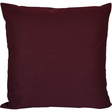 Coussin décoratif déhoussable hydrofuge 45x45 Nettuno - Bordeaux