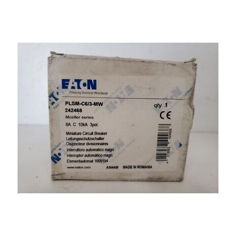 8 x MOELLER  C 6A  1P+N   PLSM-C6/1N -DW , 10kA     DISJONCTEUR