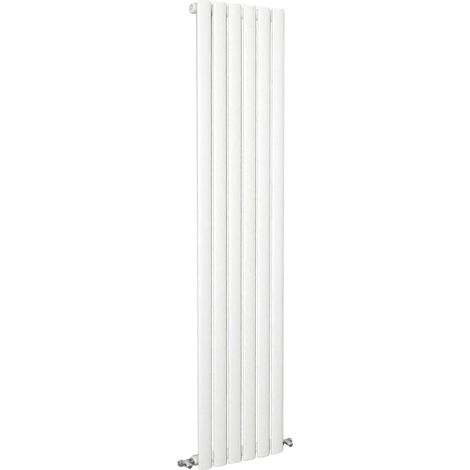 SKY Bathroom Oval Column Radiator Vertical 1600x354mm Single White