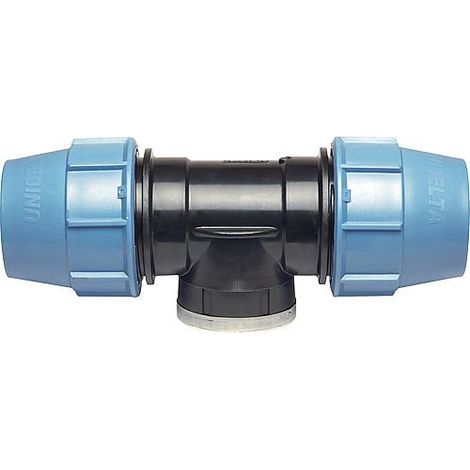 Accoup de serrage, T de transition Type-PTI 25 x 1/2" x 25