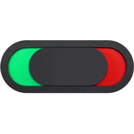 Décoration de bureau : Panneau « Ne pas déranger », Panneau coulissant « Privilégier la confidentialité », Panneau « Porte occupée ».-10x4cm-Black