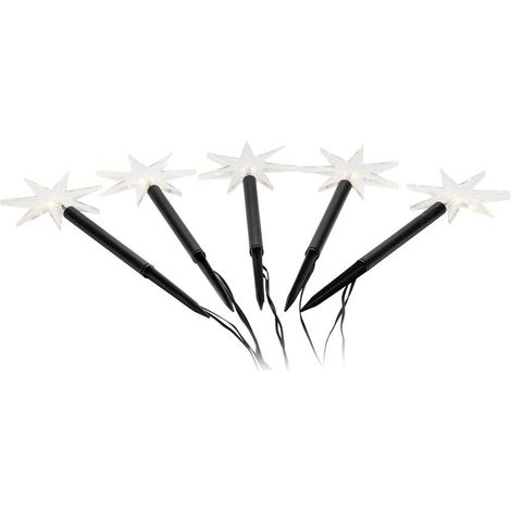 Konstsmide 4468-100 Eclairage décoratif extérieur jeu de 5 LED LED intégrée noir (1/3)