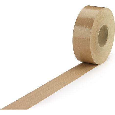 Bande gommée armée ultra-résistante 70mmx150m - COLIS 12 ROULEAUX (1/4)