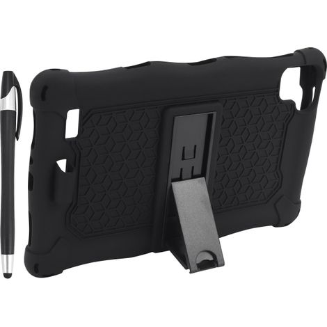 Étui pour Galaxy Tab A7 Lite 2021 8,7 pouces T220 T225, coque avec stylet, support tablette, noir, protection robuste (1/5)