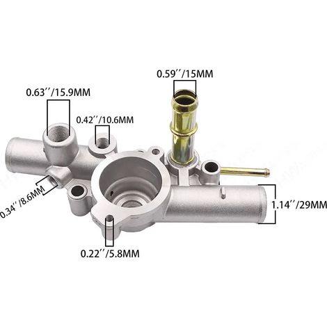 Thermostatgehäuse passend für Toyota Paseo 4-Zyl. 1.5L - 16333-11200