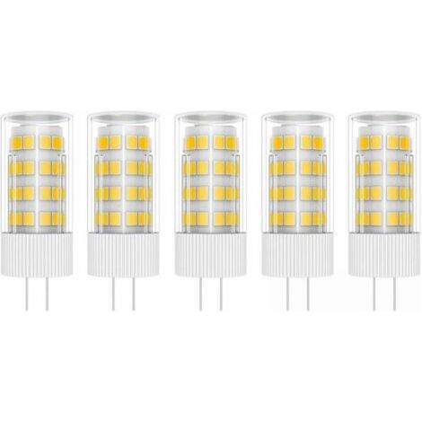 5X G4 Lampe LED 5W Ampoule Lampe 51 SMD 2835LEDs Blanc Chaud 4500K Ampoule LED Équivalent à lampe halogène 50W AC/DC 220V (1/5)