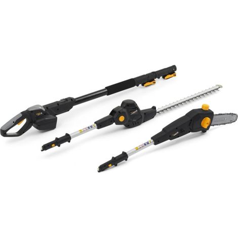 Potatore telescopico multifunzione sega tagliasiepe batteria litio 20V Alpina AMT 20 Li Kit
