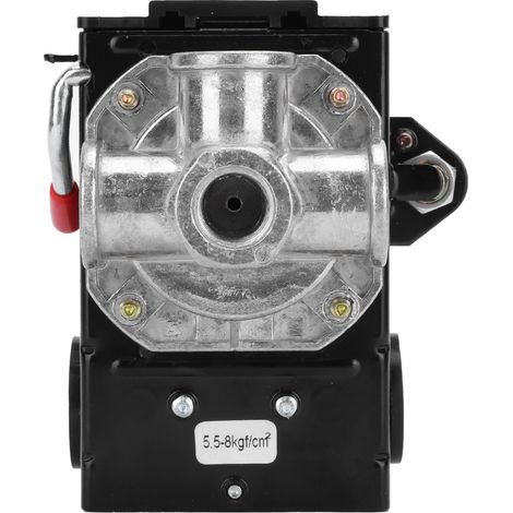 Pressostat automatique à 4 trous G1/4" 75120 psi 220 V pour compresseur d'air (1/5)
