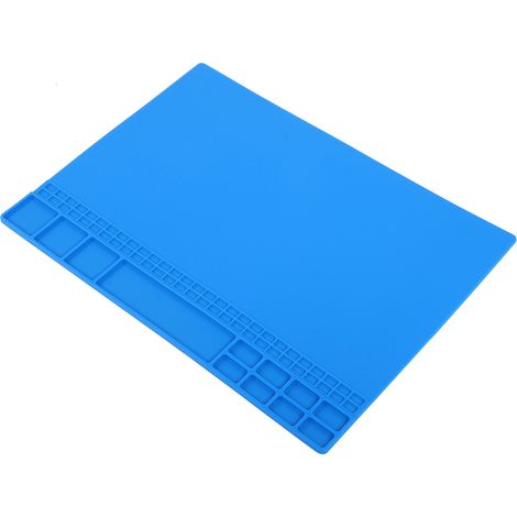 Reparaturmatte aus magnetischem, hitzebeständigem Silikon, Lötstationsunterlage für Computer und Handys, 405 x 305 x 8 mm (1/5)