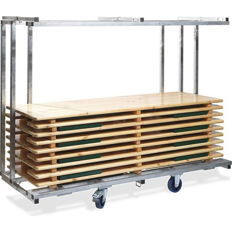 Chariot de transport pour sets de brasseur - version professionnelle - pour 10 pièces - Feros (1/2)
