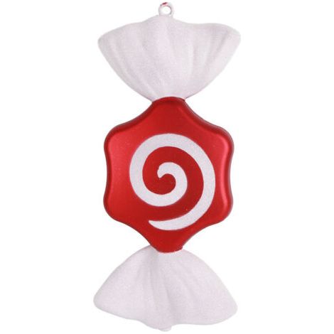 Décor de Bonbons Suspendus, Pendentif de Bonbons de Noël Inoffensif Rouge Blanc 32CM à Collectionner pour Arbre (Couleur assortie26) (1/4)