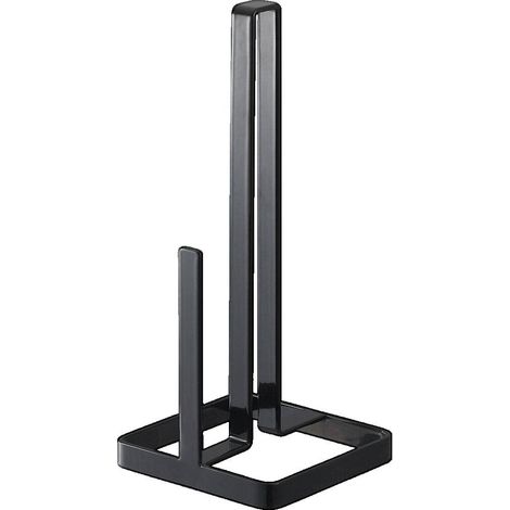 Porte-essuie-tout Yamazaki Tower en métal noir 26,5 cm
