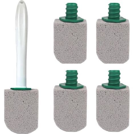 Set de 5 pierres de nettoyage, bloc de nettoyage de toilette, brosse de nettoyage de pierre ponce pour salle de bain, WC, cuisine, lavabo de salle de bain (1/5)