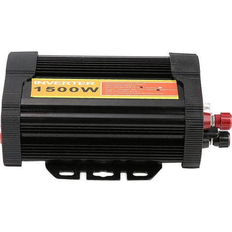 12V DC auf 110V AC 1500W Wandler, Wechselrichter-Spannungstransformator für Auto, Autoladegerät (1/5)