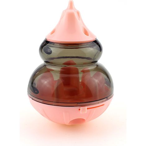 Jouet interactif pour chien avec lumière clignotante et nourriture qui fuit, distributeur de nourriture pour chiots et chats, boule de puzzle, mangeoire lente, jouets pour friandises (1/3)