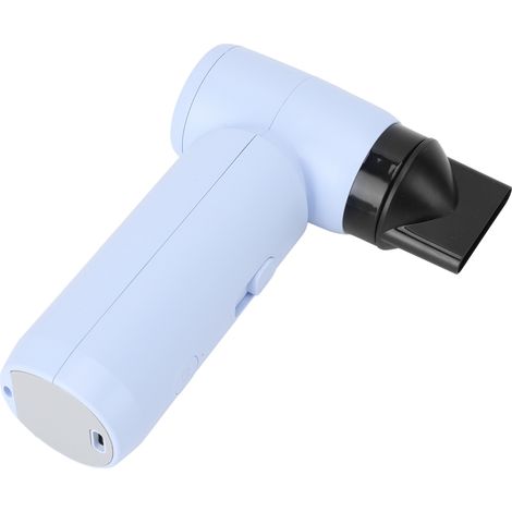 GARRYFIZH Plumeau d'air électrique professionnel, efficace, vitesse continue, 80 000 tr/min, souffleur à sec, sans balais, portable, Turbo, bleu clair