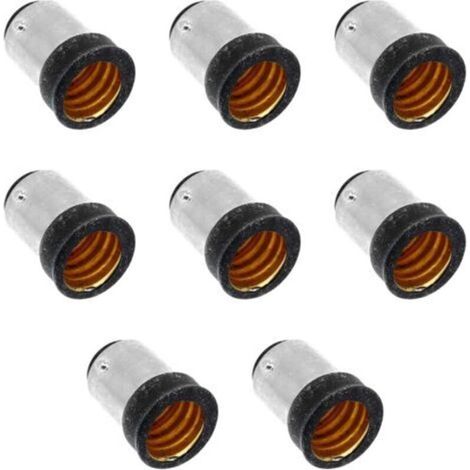 Adaptateur de Lumière LED- Convertisseurs de Support de Lampe de 8 Pcs Adaptateur de Base de Bulbe Accessoire de Support D' Ampoule (B15 à E14) (1/5)