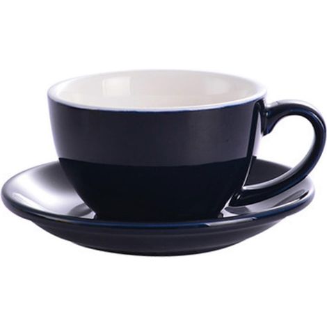 Set aus Porzellantassen und Untertassen, geeignet für Cappuccino, wiederverwendbares Tassenservice für den Morgentee, ideal für Partys zu Hause. (1/5)