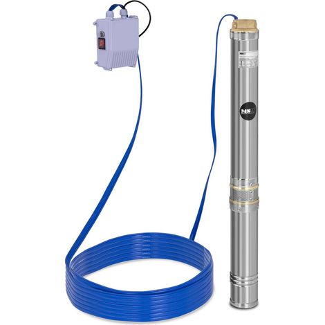 MSW – Pompe immergée 1100 W – Débit max. 10800 l/h – Hauteur de levage 54 m – Acier inoxydable pour durabilité – IP68 pour immersion (1/5)